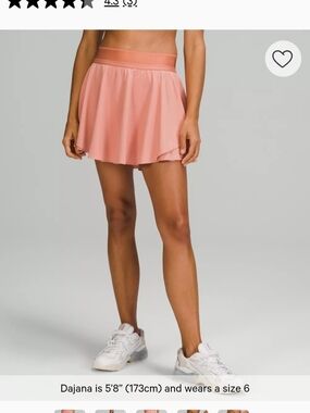 Brand New Lululemon Court Rival HR Skort Skirt Long Size 12